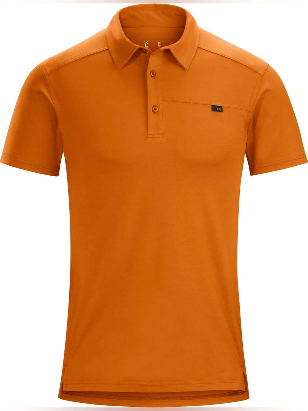 Arc’teryx Men’s Short-Sleeve Captive Polo Orange Large Slim Performance Wear